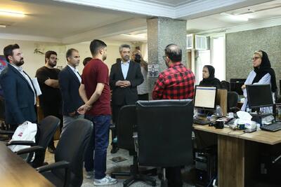  بازدید معاون ارتباطات دفتر رئیس‌جمهور از خبرگزاری برنا