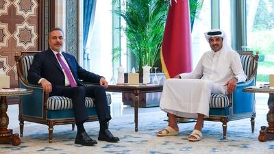  گفت‌وگوی امیر قطر و وزیر خارجه ترکیه درباره آتش‌بس میان ایران و آمریکا