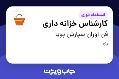  استخدام کارشناس خزانه داری در فن اوران سپارش پویا