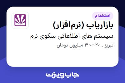  استخدام بازاریاب (نرم‌افزار) در سیستم های اطلاعاتی سکوی نرم