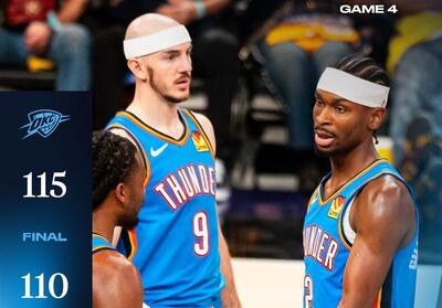  لیگ NBA| پایان کار لیکرز با شکست مقابل تاندر - تسنیم