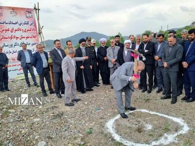  پروژه طرح توسعه ساختمان دادگستری سوادکوه شمالی در مازندران کلنگ‌زنی شد