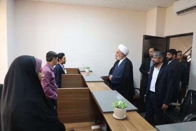  رئیس کل دادگستری کرمان از شعب دادگستری شهرستان ریگان بازدید کرد/ رتبه برتر شهرستان در صلح و سازش