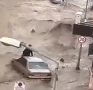  ۱۲ زخمی براثر وقوع سیل در ترکیه