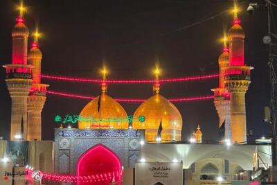  حضور انبوه زائران در کاظمین برای شرکت در مراسم سالگرد شهادت امام جواد (ع)+ تصاویر