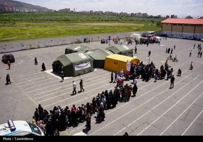  ارائه خدمات رایگان درمانی هلال‌احمر تبریز به 1338 نفر در تبریز - تسنیم