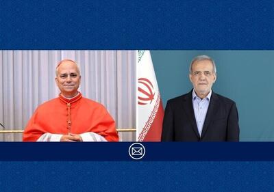  پزشکیان: از موضع اخلاقی و منطقی شما در قبال تجاوزات نظامی اخیر به ایران قدردانی می‌کنم/جمهوری اسلامی ایران همچنان پایبند به دیپلماسی و راه‌های مسالمت آمیز است