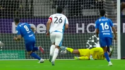  گل اول الهلال به نئوم توسط روبن نوس