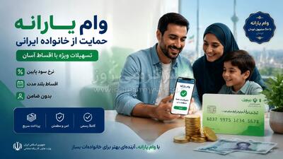  پرداخت وام ۵۰۰ میلیون تومانی با اقساط ۲۰ ساله به یارانه بگیران