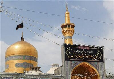  حال و هوای بارگاه منور رضوی در سوگ ابن‌الرضا(ع) - تسنیم