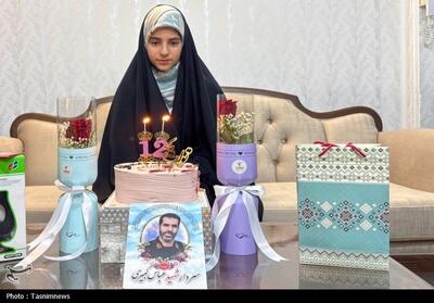  دیداری با عطر شهدا؛ تولد دختر شهید کبیری در مهمانی پدر آسمانی  عکس - تسنیم