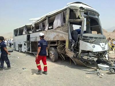  واژگونی یک اتوبوس؛ ۷ نفر جان باختند