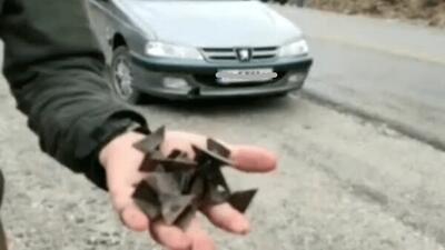  جزئیات حادثه ریختن میخ سه پر در اتوبان تهران_کرج