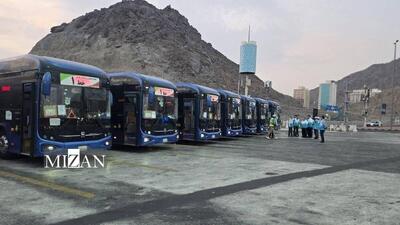  تداوم خدمات حمل‌ونقل زائران ایرانی در مکه/ فعالیت ۶۷ دستگاه اتوبوس در ۱۰ خط