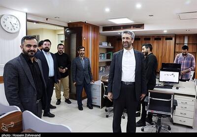  بازدید طباطبایی از خبرگزاری تسنیم - تسنیم