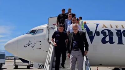  کاروان تیم ملی ایران دقایقی پیش وارد ترکیه شد