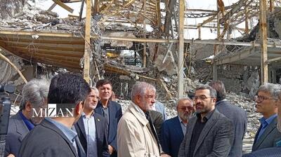  بازدید اعضای کمیسیون شورا‌های مجلس از مناطق آسیب دیده در جنگ رمضان