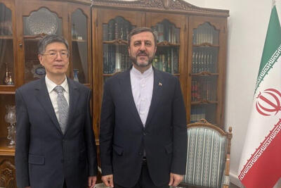  دیدار و رایزنی غریب‌آبادی و سفیر چین در تهران