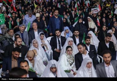  جشن پیوند 63 زوج دانشجو در اجتماع شبانه بوشهری‌ها تصاویر - تسنیم