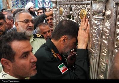  تشرف سردار رادان به زیارت حرم حضرت معصومه(س)  عکس - تسنیم