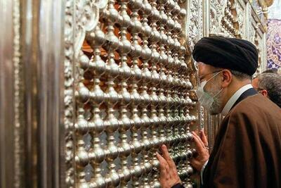  تصویری از مراسم اعطای حکم خادمی آیت‌الله شهید سید ابراهیم رئیسی