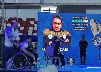  یک طلا و یک برنز: چراغ اول پاراوزنه‌برداری روشن شد