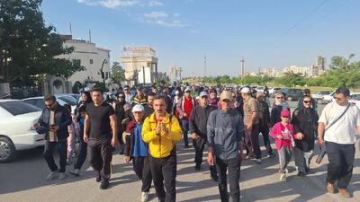  قزوینی‌ها جمعه را با پیاده‌روی خانوادگی در باراجین آغاز کردند