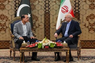  دیدار رئیس ستاد ارتش پاکستان با رئیس مجلس