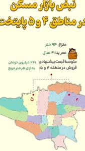  نبض بازار مسکن در مناطق ۴ و ۵ پایتخت  ‌