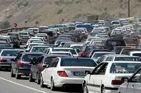  ترافیک سنگین در محور هراز