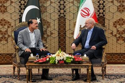  دیدار فرمانده ارتش پاکستان با رئیس مجلس شورای اسلامی