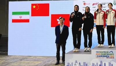  تاریخ‌سازی بانوان ژیمناست ایران در آسیا
