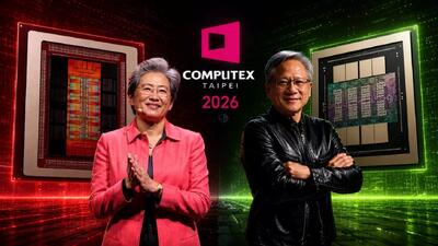  مدیران عامل انویدیا و AMD برای رقابت در نمایشگاه کامپیوتکس ۲۰۲۶ وارد تایوان شدند