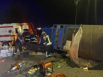  تصادف اتباع بیگانه غیرمجاز ۲۷ کشته و زخمی برجا گذاشت