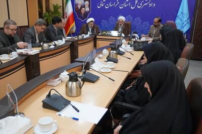  رئیس کل دادگستری خراسان شمالی: باید تمامی ظرفیت‌های قانونی را در جهت کمک به زنان و کودکان بدسرپرست و بی‌سرپرست بکار گیریم