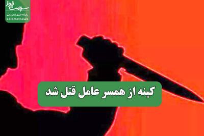  کینه از همسر عامل قتل شد