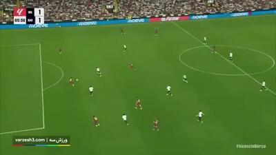  خلاصه بازی بارسلونا و والنسیا+ ویدئو