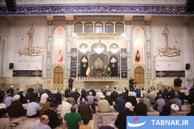  مراسم عزاداری شهادت امام باقر علیه السلام در حریم فاطمی