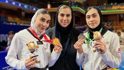  از طلای آسیا تا لبخند مهروز ساعی؛ پایان باشکوه تکواندوکاران زن در مغولستان (عکس)