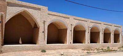  فاز نخست مرمت کاروانسرای مجدالممالک در دولت‌آباد انجام شد