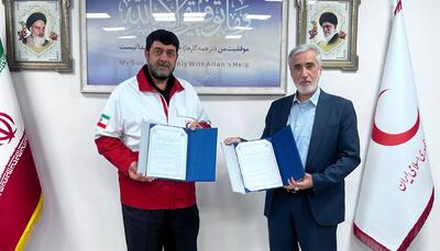  امضای تفاهم‌نامه همکاری میان هلال‌احمر و سازمان غذا و دارو