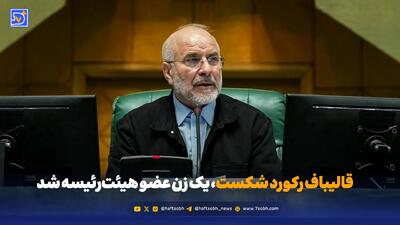  قالیباف رکورد شکست، یک زن عضو هیئت‌رئیسه شد
