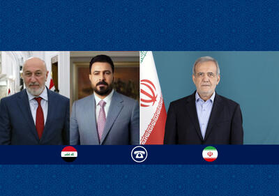  رایزنی تلفنی پزشکیان با رییس جمهور و نخست‌وزیر عراق