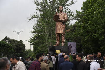  رونمایی از تندیس شهید چمران