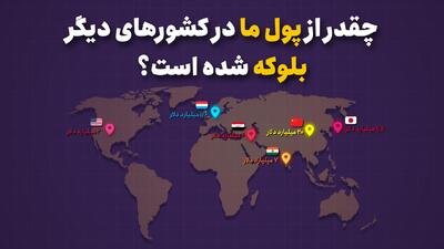  چقدر از پول ما در کشور‌های دیگر بلوکه شده است؟