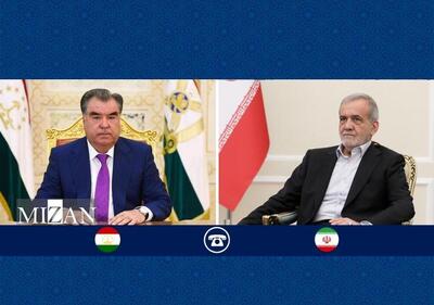  محکومیت قاطع تجاوزات اخیر آمریکا و رژیم صهیونیستی به ایران در گفت‌وگوی تلفنی روسای جمهور ایران و تاجیکستان