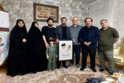  «مجید مجیدی» به دیدن خانواده شهید سپهبد موسوی رفت