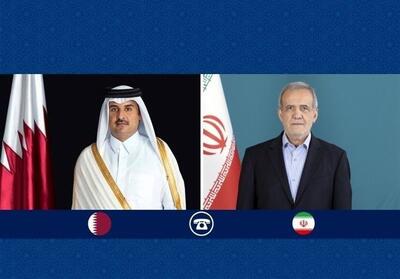  گفت وگوی پزشکیان و امیر قطر درباره مسائل منطقه - تسنیم
