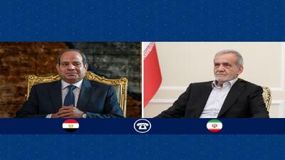  تاکید روسای جمهور ایران و مصر بر آغاز فصل نوین روابط منطقه‌ای