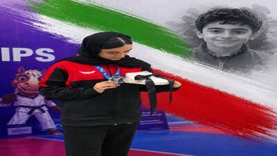  همبستگی زهرا رحیمی با کودکان شهید؛ یادبود ماکان نصیری در آسیا
